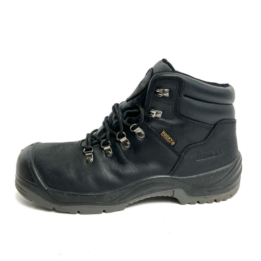 Rocky Mens 6” Hiker Waterproof Comp Toe Boot Black Size 11 M
